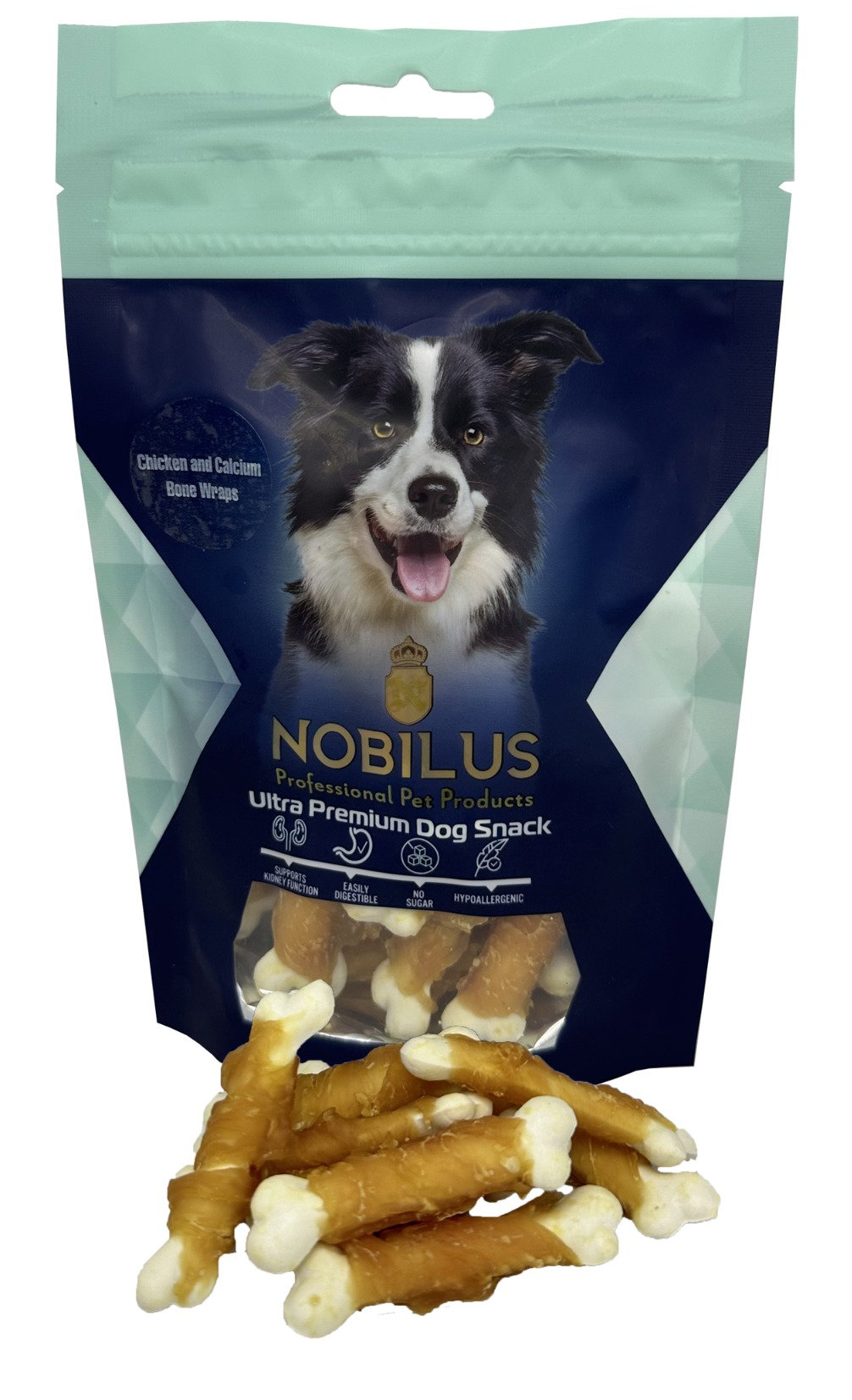 Nobilus Calcium Bone with Chicken – 80g